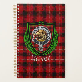 McIver Scottish Clan Tartan & Crest Planner