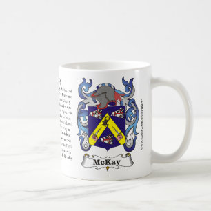 McKay, de oorsprong, de betekenis en de crest Koffiemok