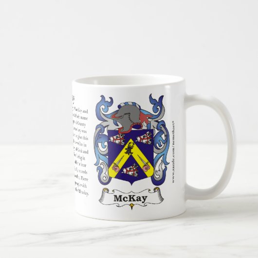 McKay, de oorsprong, de betekenis en de crest Koffiemok (Rechts)
