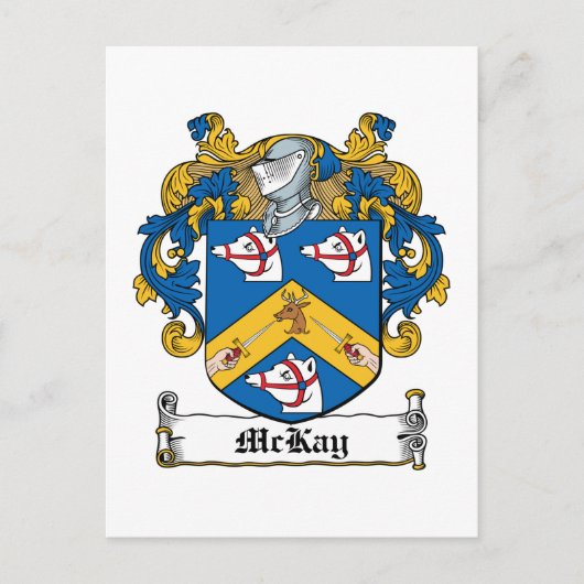 McKay Family Crest Briefkaart (Voorkant)