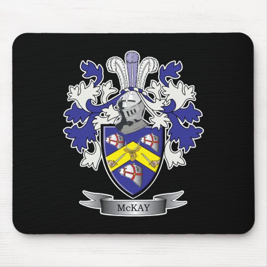 McKay Family Crest Coat of Arms Muismat (Voorkant)