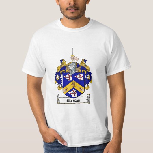 McKay Family Crest - Mckay Coat of Arms T-shirt (Voorkant)