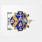 McKay Family Crest, wapenschild Fleece Deken (Voorkant (Horizontaal))