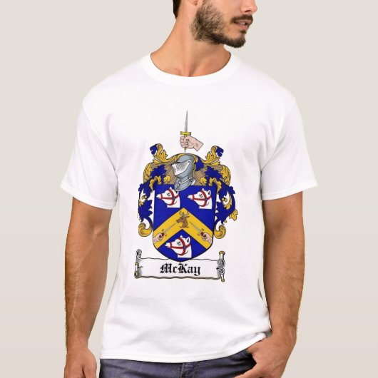 McKay Family Crest, wapenschild T-shirt (Voorkant)