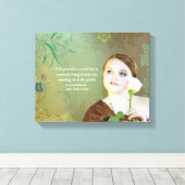 Mckayla canvas afdruk (Insitu (Houten vloer))