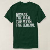 MckayMckay Achternaam Mckay Achternaam Mckay Surna T-shirt (Design voorkant)
