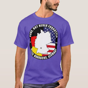 McKee Barracks Duitsland Veteraan militaire basis T-shirt