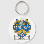 McKee Family Crest Sleutelhanger (Voorkant)