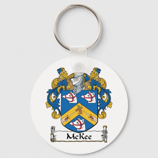McKee Family Crest Sleutelhanger (Voorkant)