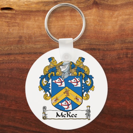 McKee Family Crest Sleutelhanger (Voorkant)