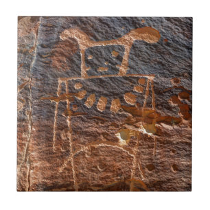 Mckee Springs Petroglyph - Vernal - Utah Tegeltje