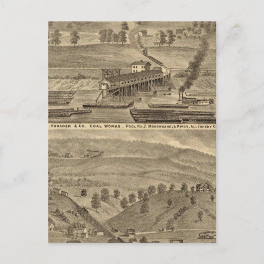 McKeesport Allegheny County, Pennsylvania Briefkaart (Voorkant)