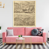 McKeesport Allegheny County, Pennsylvania Canvas Afdruk (Insitu (Woonkamer))