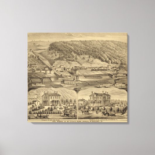 McKeesport Pennsylvania Canvas Afdruk (Voorkant)