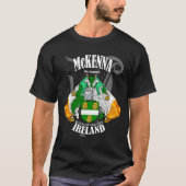 McKenna Crest Coat of Arms *Locatie toevoegen* T-shirt (Voorkant)