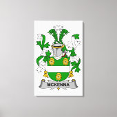 McKenna Family Crest Canvas Afdruk (Voorkant)