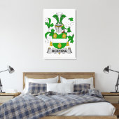 McKenna Family Crest Canvas Afdruk (Insitu (Slaapkamer))