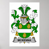 McKenna Family Crest Poster (Voorkant)