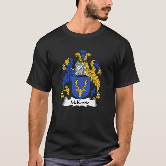 McKenzie Coat of Arms McKenzie Family Crest T-shirt (Voorkant)