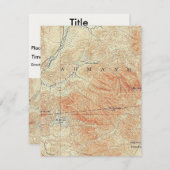 McKenzie en Moose Ponds, McKenzie Mountain Detail Kaart (Voorkant / Achterkant)