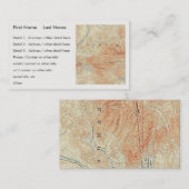 McKenzie en Moose Ponds, McKenzie Mountain Detail Visitekaartje (Voorkant / Achterkant)