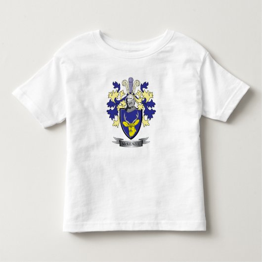 McKenzie Family Crest Coat of Arms Kinder Shirts (Voorkant)