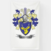 McKenzie Family Crest Coat of Arms Spandoek (Verticaal)