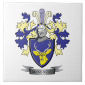 McKenzie Family Crest Coat of Arms Tegeltje (Voorkant)