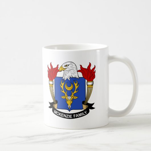 McKenzie Family Crest Koffiemok (Rechts)