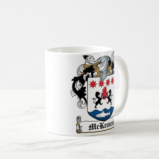 McKeown Family Crest Koffiemok (Voorkant rechts)