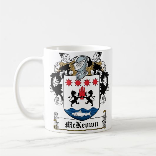 McKeown Family Crest Koffiemok (Links)