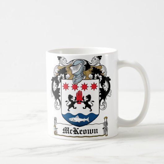 McKeown Family Crest Koffiemok (Rechts)