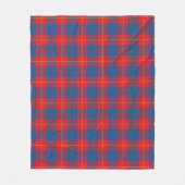 McKerrell Rood geruit Fleece Deken (Voorkant)