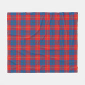 McKerrell Rood geruit Fleece Deken (Voorkant (Horizontaal))