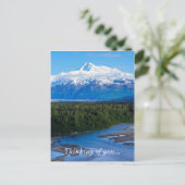 McKinley Alaska Briefkaart (Staand voorkant)