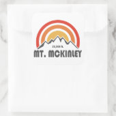 McKinley Alaska Vierkante Sticker (Tas)
