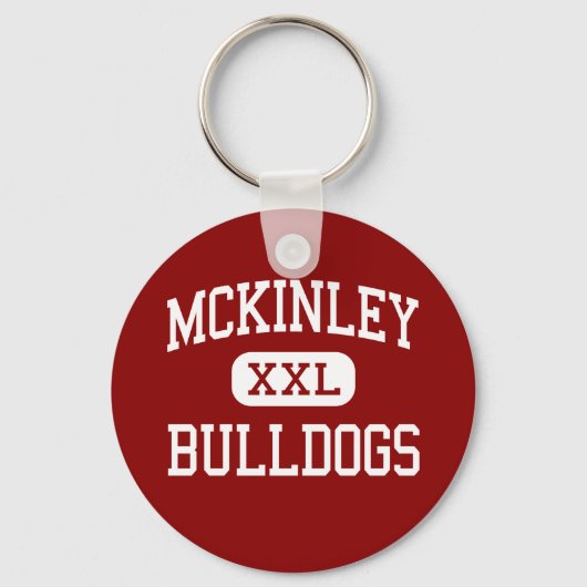McKinley - Bulldogs - High School - Kanton Ohio Sleutelhanger (Voorkant)