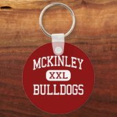 McKinley - Bulldogs - High School - Kanton Ohio Sleutelhanger (Voorkant)