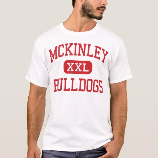 McKinley - Bulldogs - High School - Kanton Ohio T-shirt (Voorkant)