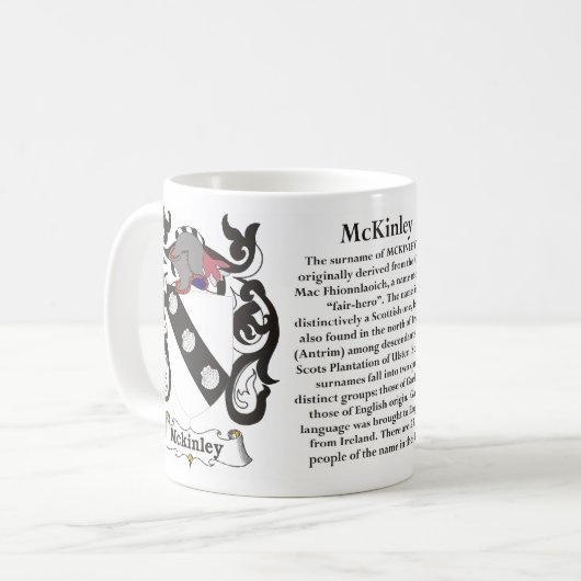 McKinley Family Coat of Arms Mok (Voorkant links)