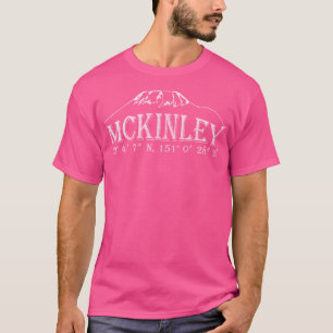 McKinley GPS coördineert zeven toppen van Alaska T-shirt