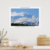 McKinley/Mtns bellen; John Muir Poster (Keuken)