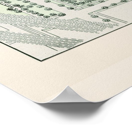  McKinley Park Map - Chicago 1906 Poster (Hoek)