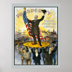McKinley Republican Campaign  Historisch Poster