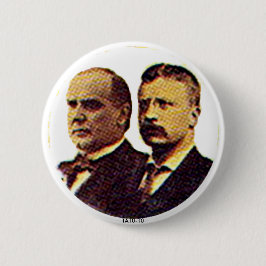 McKinley-Roosevelt - Button