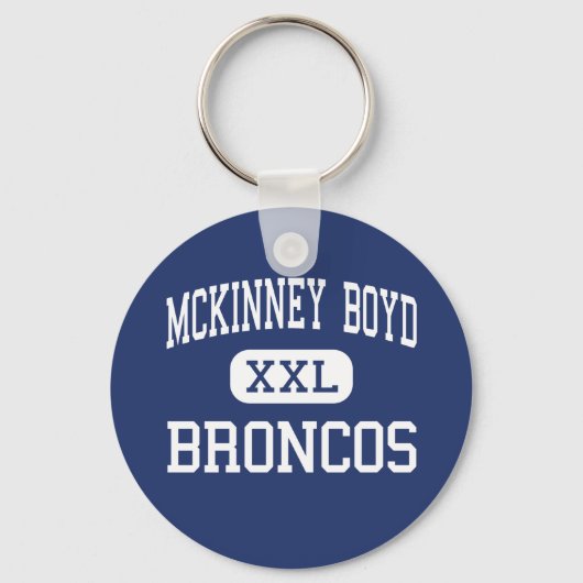 McKinney Boyd - Broncos - High - McKinney Texas Sleutelhanger (Voorkant)