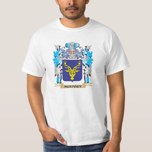 Mckinney Coat of Arms - Family Crest T-shirt (Voorkant)
