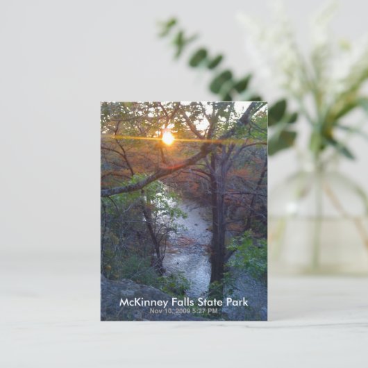 McKinney Falls State Park Briefkaart (Staand voorkant)