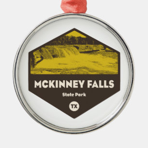 McKinney Falls State Park Texas Metalen Ornament