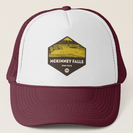 McKinney Falls State Park Texas Trucker Pet (Voorkant)